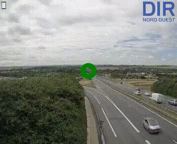 <h2>Webcam au début de l'A84 sur le périphérique Ouest de Caen (N814) à hauteur de la sortie 9, Porte de Bretagne</h2>