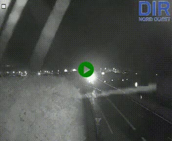 <h2>Webcam au début de l'A84 sur le périphérique Ouest de Caen (N814) à hauteur de la sortie 9, Porte de Bretagne</h2>