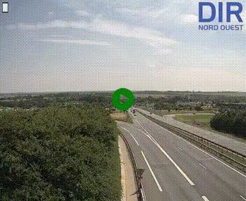 <h2>Webcam au début de l'A84 sur le périphérique Ouest de Caen (N814) à hauteur de la sortie 9, Porte de Bretagne</h2>