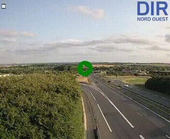 <h2>Webcam au début de l'A84 sur le périphérique Ouest de Caen (N814) à hauteur de la sortie 9, Porte de Bretagne</h2>