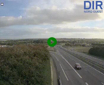 <h2>Webcam au début de l'A84 sur le périphérique Ouest de Caen (N814) à hauteur de la sortie 9, Porte de Bretagne</h2>