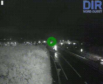 <h2>Webcam au début de l'A84 sur le périphérique Ouest de Caen (N814) à hauteur de la sortie 9, Porte de Bretagne</h2>