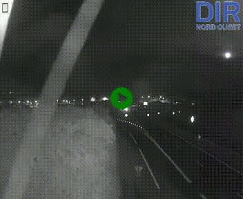 <h2>Webcam au début de l'A84 sur le périphérique Ouest de Caen (N814) à hauteur de la sortie 9, Porte de Bretagne</h2>