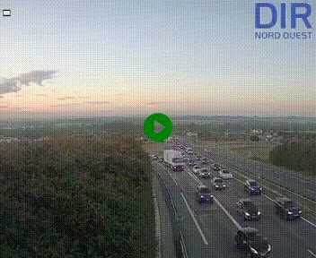 <h2>Webcam au début de l'A84 sur le périphérique Ouest de Caen (N814) à hauteur de la sortie 9, Porte de Bretagne</h2>