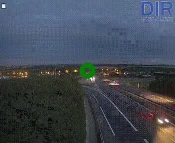 <h2>Webcam au début de l'A84 sur le périphérique Ouest de Caen (N814) à hauteur de la sortie 9, Porte de Bretagne</h2>