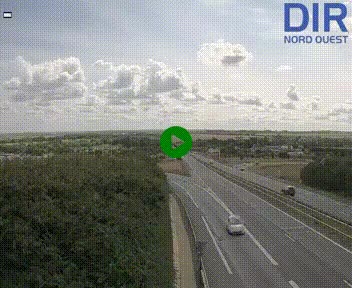 <h2>Webcam au début de l'A84 sur le périphérique Ouest de Caen (N814) à hauteur de la sortie 9, Porte de Bretagne</h2>