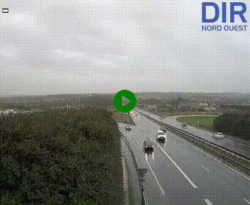 <h2>Webcam au début de l'A84 sur le périphérique Ouest de Caen (N814) à hauteur de la sortie 9, Porte de Bretagne</h2>