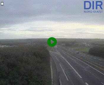 <h2>Webcam au début de l'A84 sur le périphérique Ouest de Caen (N814) à hauteur de la sortie 9, Porte de Bretagne</h2>