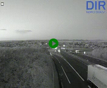 <h2>Webcam au début de l'A84 sur le périphérique Ouest de Caen (N814) à hauteur de la sortie 9, Porte de Bretagne</h2>