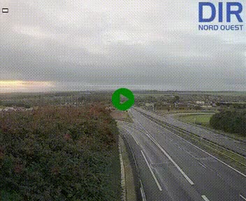 <h2>Webcam au début de l'A84 sur le périphérique Ouest de Caen (N814) à hauteur de la sortie 9, Porte de Bretagne</h2>