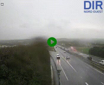 <h2>Webcam au début de l'A84 sur le périphérique Ouest de Caen (N814) à hauteur de la sortie 9, Porte de Bretagne</h2>