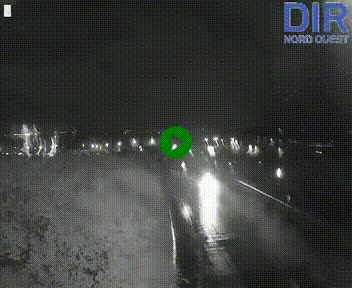 <h2>Webcam au début de l'A84 sur le périphérique Ouest de Caen (N814) à hauteur de la sortie 9, Porte de Bretagne</h2>