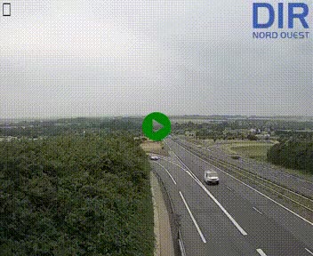 <h2>Webcam au début de l'A84 sur le périphérique Ouest de Caen (N814) à hauteur de la sortie 9, Porte de Bretagne</h2>