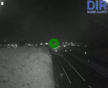 <h2>Webcam au début de l'A84 sur le périphérique Ouest de Caen (N814) à hauteur de la sortie 9, Porte de Bretagne</h2>