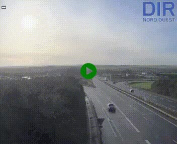 <h2>Webcam au début de l'A84 sur le périphérique Ouest de Caen (N814) à hauteur de la sortie 9, Porte de Bretagne</h2>