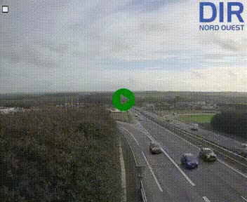 <h2>Webcam au début de l'A84 sur le périphérique Ouest de Caen (N814) à hauteur de la sortie 9, Porte de Bretagne</h2>