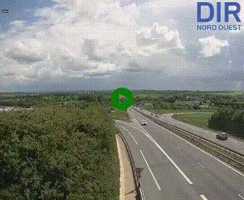 <h2>Webcam au début de l'A84 sur le périphérique Ouest de Caen (N814) à hauteur de la sortie 9, Porte de Bretagne</h2>