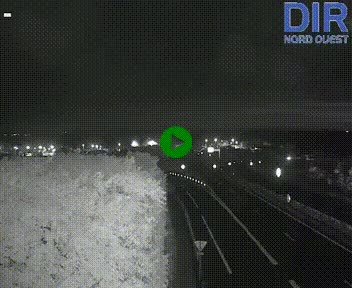 <h2>Webcam au début de l'A84 sur le périphérique Ouest de Caen (N814) à hauteur de la sortie 9, Porte de Bretagne</h2>