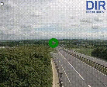 <h2>Webcam au début de l'A84 sur le périphérique Ouest de Caen (N814) à hauteur de la sortie 9, Porte de Bretagne</h2>