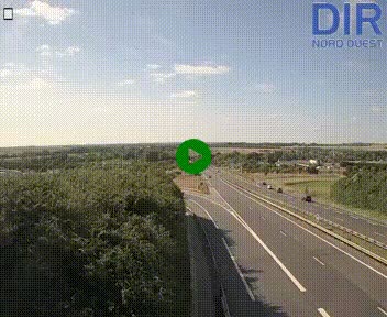 <h2>Webcam au début de l'A84 sur le périphérique Ouest de Caen (N814) à hauteur de la sortie 9, Porte de Bretagne</h2>
