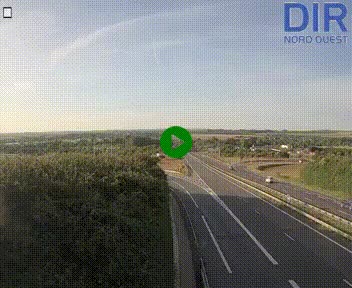 <h2>Webcam au début de l'A84 sur le périphérique Ouest de Caen (N814) à hauteur de la sortie 9, Porte de Bretagne</h2>