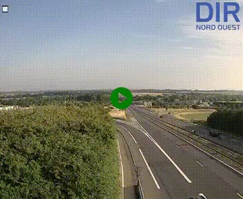 <h2>Webcam au début de l'A84 sur le périphérique Ouest de Caen (N814) à hauteur de la sortie 9, Porte de Bretagne</h2>