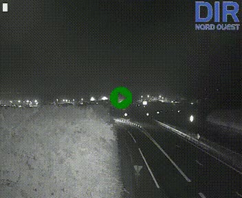 <h2>Webcam au début de l'A84 sur le périphérique Ouest de Caen (N814) à hauteur de la sortie 9, Porte de Bretagne</h2>