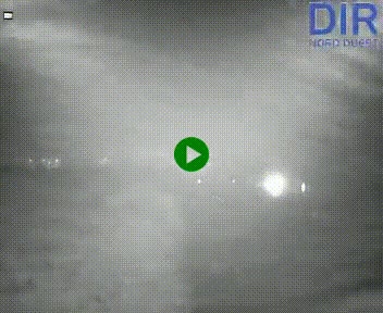 Webcam au début de l'A84 sur le périphérique Ouest de Caen (N814) à hauteur de la sortie 9, Porte de Bretagne