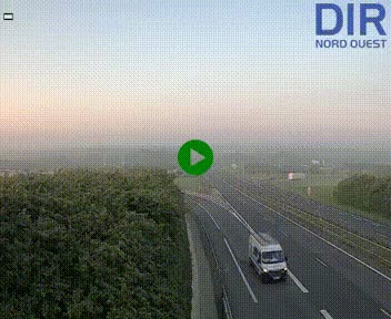 <h2>Webcam au début de l'A84 sur le périphérique Ouest de Caen (N814) à hauteur de la sortie 9, Porte de Bretagne</h2>