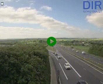 <h2>Webcam au début de l'A84 sur le périphérique Ouest de Caen (N814) à hauteur de la sortie 9, Porte de Bretagne</h2>
