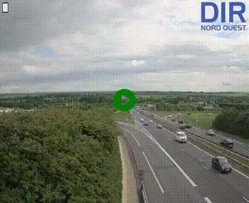 <h2>Webcam au début de l'A84 sur le périphérique Ouest de Caen (N814) à hauteur de la sortie 9, Porte de Bretagne</h2>