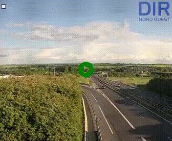 <h2>Webcam au début de l'A84 sur le périphérique Ouest de Caen (N814) à hauteur de la sortie 9, Porte de Bretagne</h2>