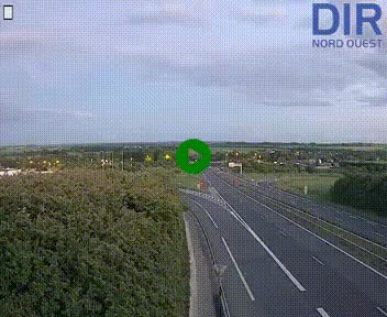 <h2>Webcam au début de l'A84 sur le périphérique Ouest de Caen (N814) à hauteur de la sortie 9, Porte de Bretagne</h2>
