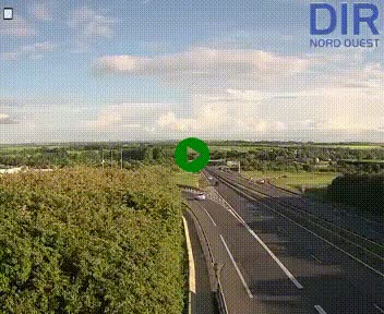 <h2>Webcam au début de l'A84 sur le périphérique Ouest de Caen (N814) à hauteur de la sortie 9, Porte de Bretagne</h2>