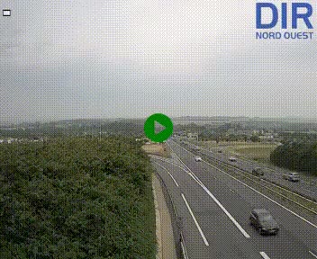 <h2>Webcam au début de l'A84 sur le périphérique Ouest de Caen (N814) à hauteur de la sortie 9, Porte de Bretagne</h2>
