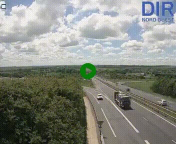<h2>Webcam au début de l'A84 sur le périphérique Ouest de Caen (N814) à hauteur de la sortie 9, Porte de Bretagne</h2>