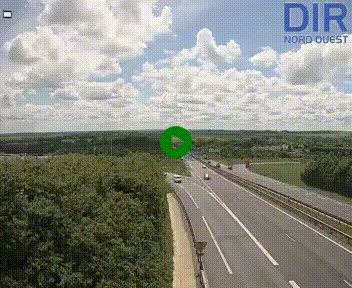 <h2>Webcam au début de l'A84 sur le périphérique Ouest de Caen (N814) à hauteur de la sortie 9, Porte de Bretagne</h2>