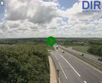 <h2>Webcam au début de l'A84 sur le périphérique Ouest de Caen (N814) à hauteur de la sortie 9, Porte de Bretagne</h2>