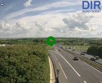 <h2>Webcam au début de l'A84 sur le périphérique Ouest de Caen (N814) à hauteur de la sortie 9, Porte de Bretagne</h2>