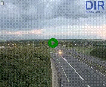 <h2>Webcam au début de l'A84 sur le périphérique Ouest de Caen (N814) à hauteur de la sortie 9, Porte de Bretagne</h2>