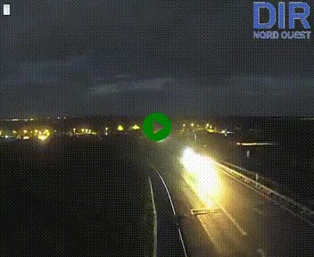 <h2>Webcam au début de l'A84 sur le périphérique Ouest de Caen (N814) à hauteur de la sortie 9, Porte de Bretagne</h2>