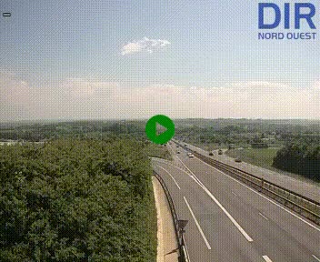 <h2>Webcam au début de l'A84 sur le périphérique Ouest de Caen (N814) à hauteur de la sortie 9, Porte de Bretagne</h2>