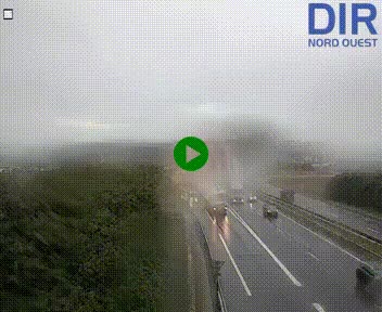 <h2>Webcam au début de l'A84 sur le périphérique Ouest de Caen (N814) à hauteur de la sortie 9, Porte de Bretagne</h2>
