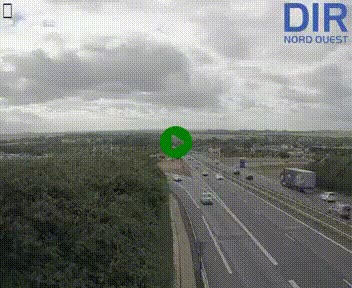 <h2>Webcam au début de l'A84 sur le périphérique Ouest de Caen (N814) à hauteur de la sortie 9, Porte de Bretagne</h2>