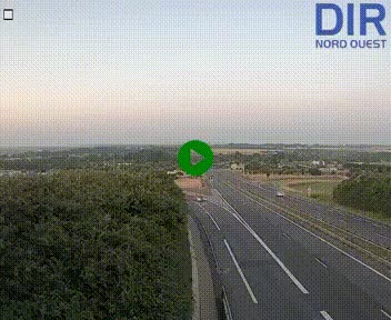 <h2>Webcam au début de l'A84 sur le périphérique Ouest de Caen (N814) à hauteur de la sortie 9, Porte de Bretagne</h2>