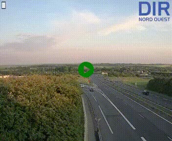 <h2>Webcam au début de l'A84 sur le périphérique Ouest de Caen (N814) à hauteur de la sortie 9, Porte de Bretagne</h2>