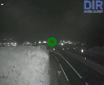 <h2>Webcam au début de l'A84 sur le périphérique Ouest de Caen (N814) à hauteur de la sortie 9, Porte de Bretagne</h2>