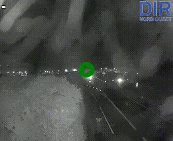 <h2>Webcam au début de l'A84 sur le périphérique Ouest de Caen (N814) à hauteur de la sortie 9, Porte de Bretagne</h2>