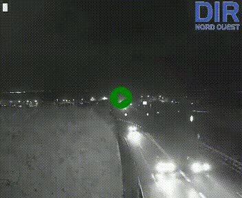 <h2>Webcam au début de l'A84 sur le périphérique Ouest de Caen (N814) à hauteur de la sortie 9, Porte de Bretagne</h2>