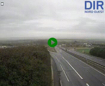 <h2>Webcam au début de l'A84 sur le périphérique Ouest de Caen (N814) à hauteur de la sortie 9, Porte de Bretagne</h2>